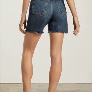 Everlane High Waist Denim Shorts - Blue